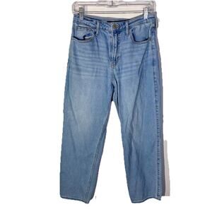 Hollister Ultra High Rise Vintage Straight Jeans Size 7R W28 L27 Boho 90s
